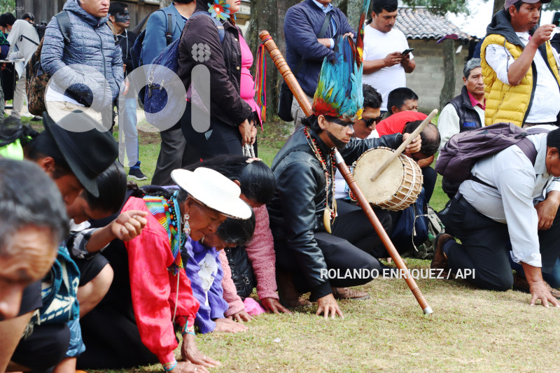 CONAIE REUNION DE AUTORIDADES COMUNITARIAS