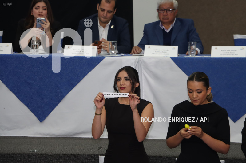 SORTEO PUBLICO DEBATE PRESIDENCIAL