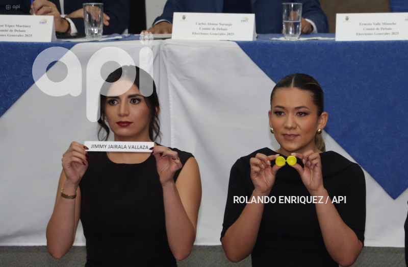 SORTEO PUBLICO DEBATE PRESIDENCIAL