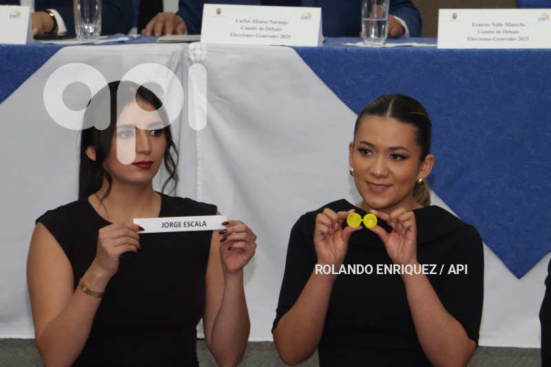 SORTEO PUBLICO DEBATE PRESIDENCIAL