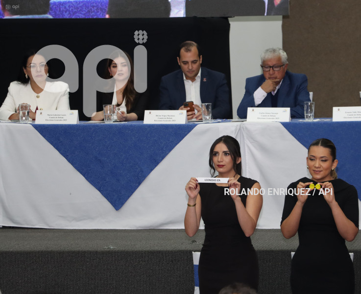 SORTEO PUBLICO DEBATE PRESIDENCIAL