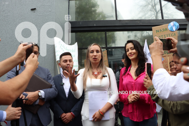 ELSA GUERRA DENUNCIA A LUCIO GUTIERREZ EN EL TCE