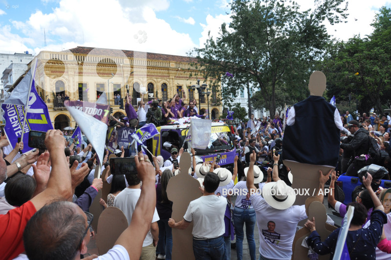 CUENCA-ELECCIONES DANIEL NOBOA-CANDIDATO PRESIDENTE