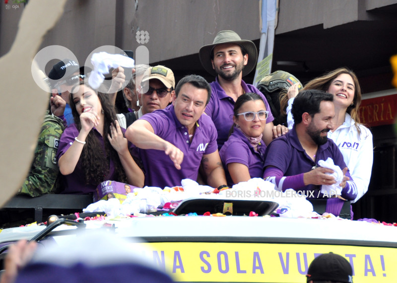 CUENCA-ELECCIONES DANIEL NOBOA-CANDIDATO PRESIDENTE