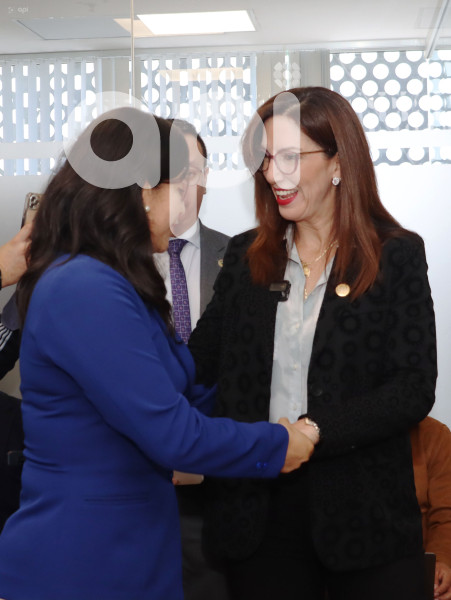 MINISTRA ALEGRIA CRESPO CON TRANSPARENCIA