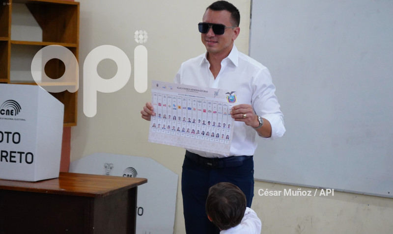GYE-ELECCIONES 2025 VOTO NOBOA