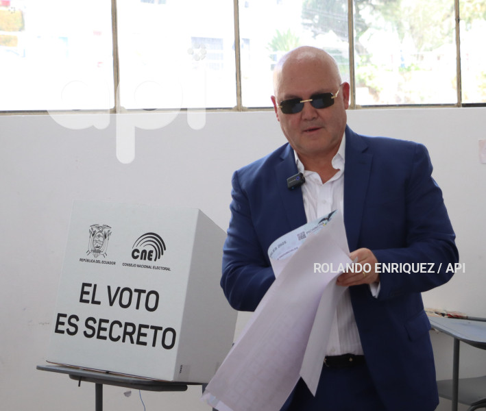 UIO ELECCIONES 2025 VOTO DIEGO BORJA