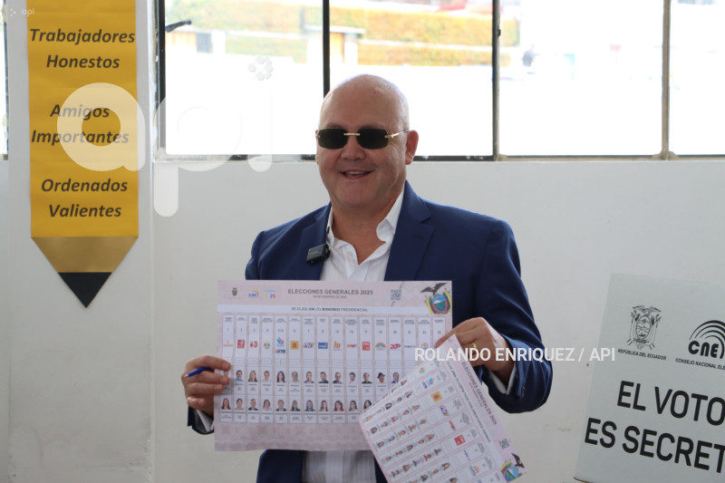 UIO ELECCIONES 2025 VOTO DIEGO BORJA