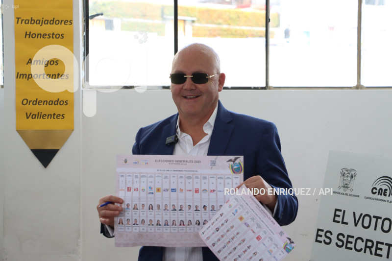UIO ELECCIONES 2025 VOTO DIEGO BORJA