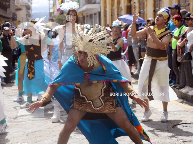 CUENCA-DESFILE CARNAVAL-CUATRO RIOS