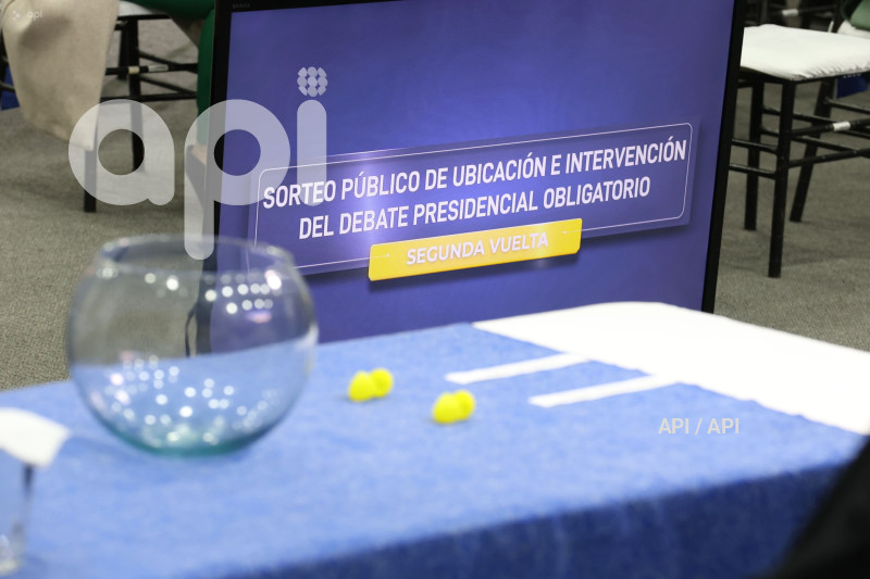SORTEO DEBATE PRESIDENCIAL