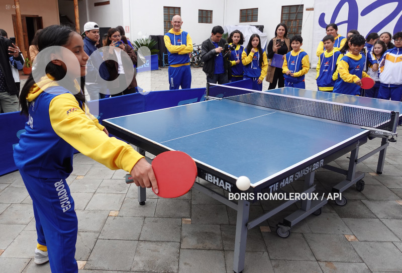 CUENCA-LANZAMIENTO-SUDAMERICANO TENIS MESA