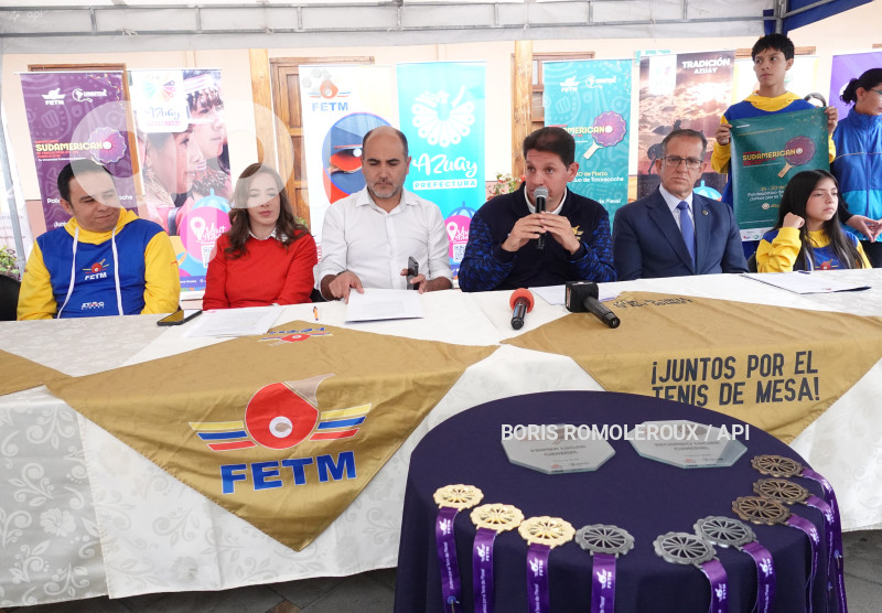 CUENCA-LANZAMIENTO-SUDAMERICANO TENIS MESA
