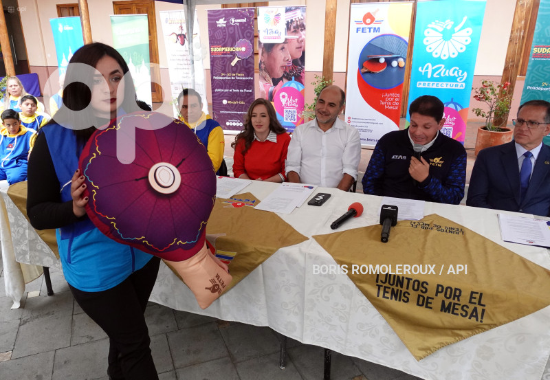 CUENCA-LANZAMIENTO-SUDAMERICANO TENIS MESA