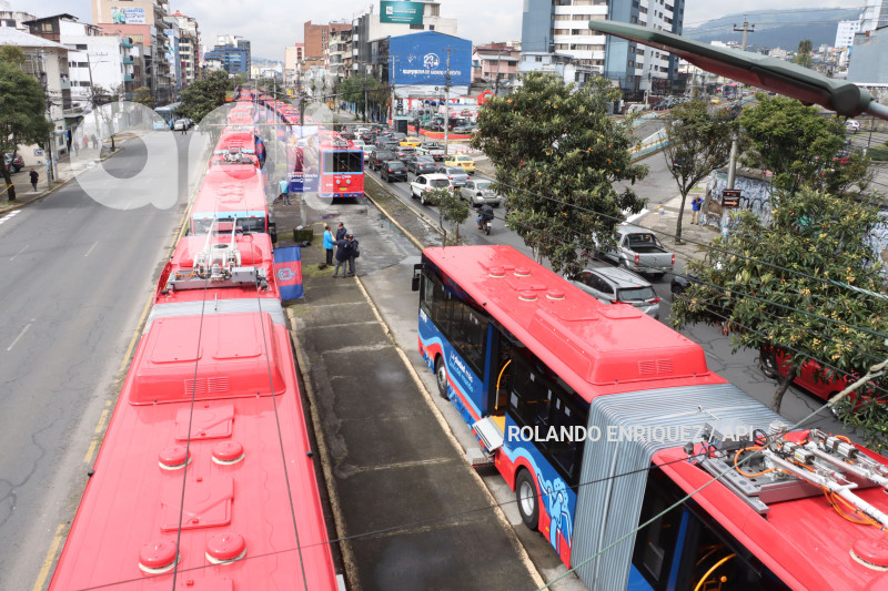 INAUGURACION  NUEVO TROLEBUS