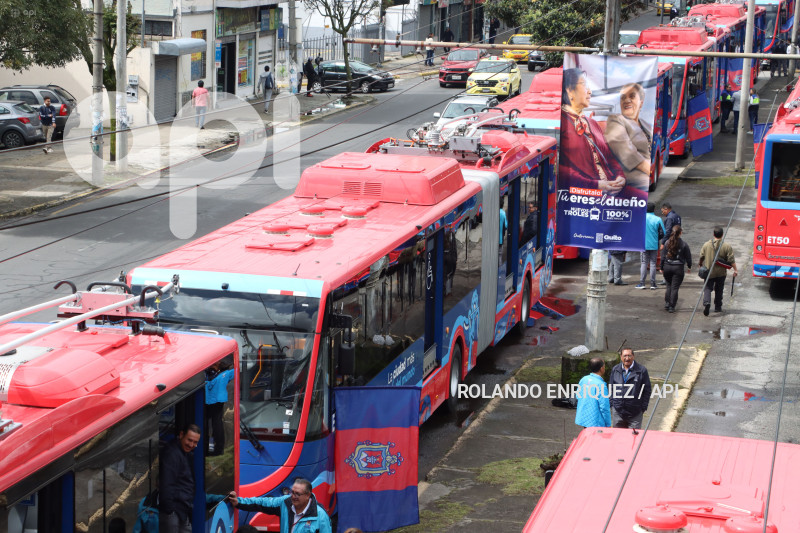 INAUGURACION  NUEVO TROLEBUS