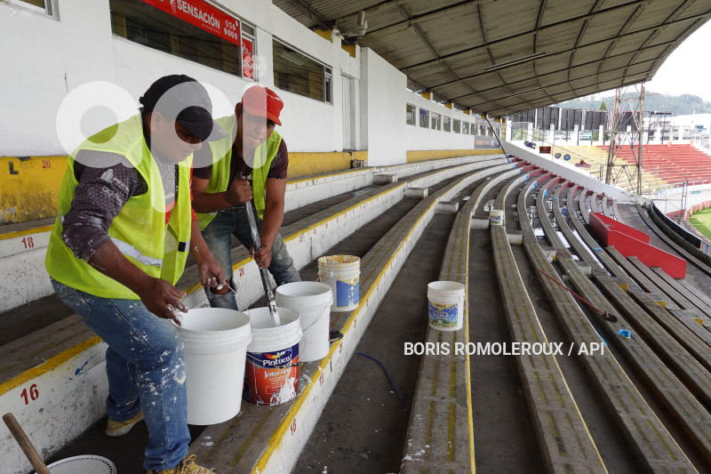 CUENCA-TRABAJOS-ESTADIO ALEJANDRO SERRANO