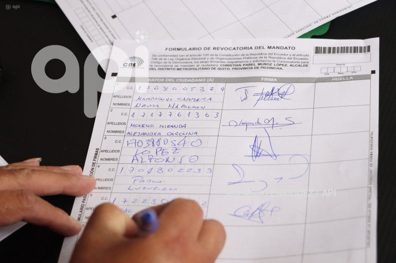 FORMULARIOS REVOCATORIA MANDATO  PABEL MUNOZ