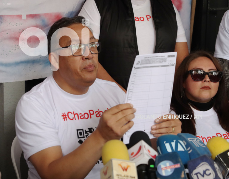 FORMULARIOS REVOCATORIA MANDATO  PABEL MUNOZ