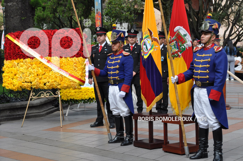 CUENCA-OFRENDA FLORAL-FUNDACION DE CUENCA 468 AÑOS