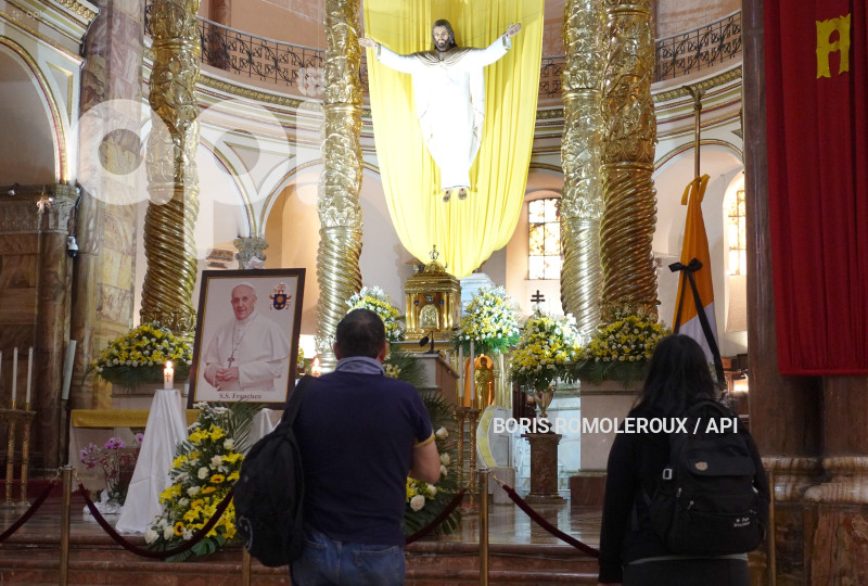 CUENCA-IMAGEN PAPA FRANCISCO-CATEDRAL