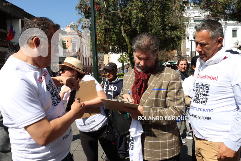 INICIA RECOLECCION FIRMAS CHAO PABEL