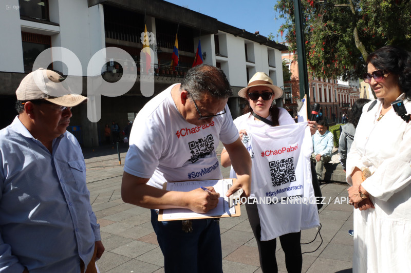 INICIA RECOLECCION FIRMAS CHAO PABEL