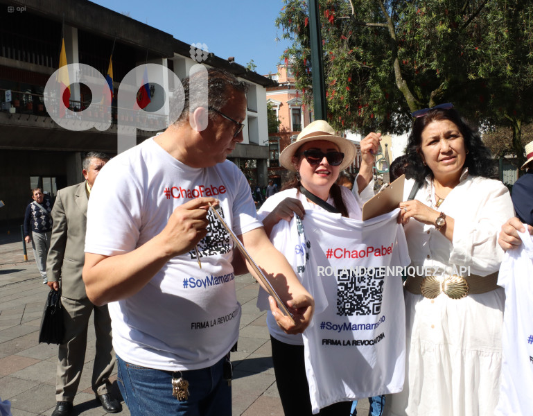 INICIA RECOLECCION FIRMAS CHAO PABEL