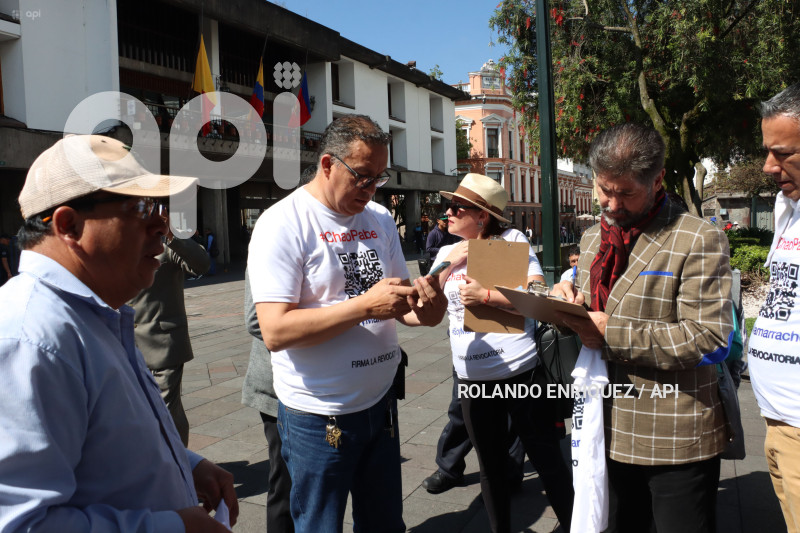 INICIA RECOLECCION FIRMAS CHAO PABEL