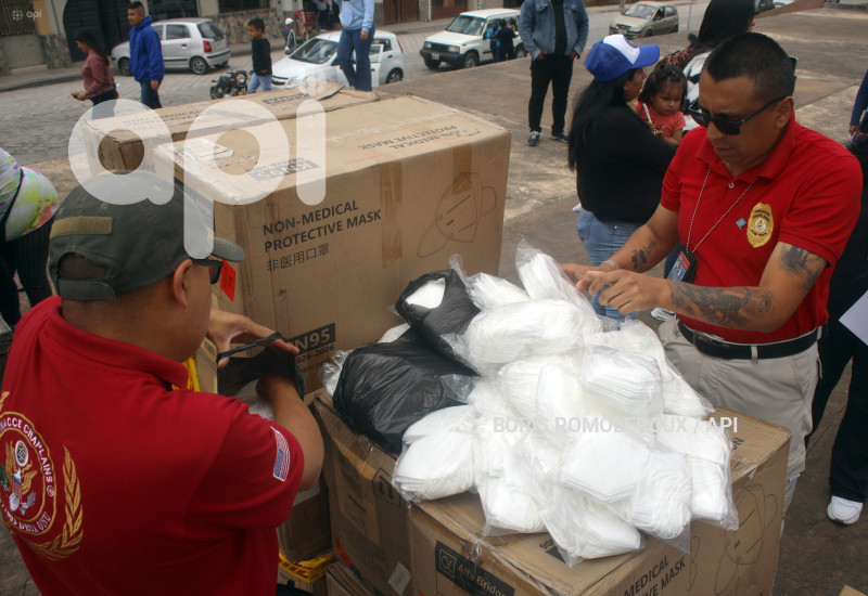 CUENCA-ENTREGA MASCARILLAS-PREVENIR FIEBRES TOSFERINA Y AMARILLA