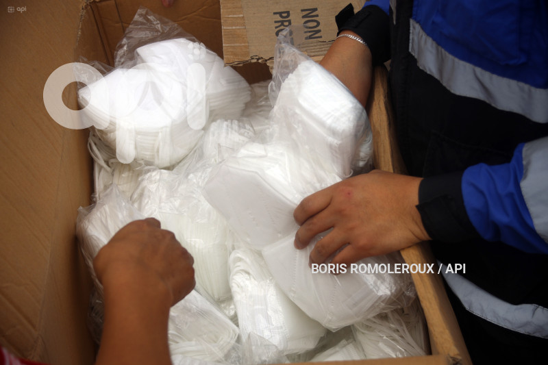 CUENCA-ENTREGA MASCARILLAS-PREVENIR FIEBRES TOSFERINA Y AMARILLA