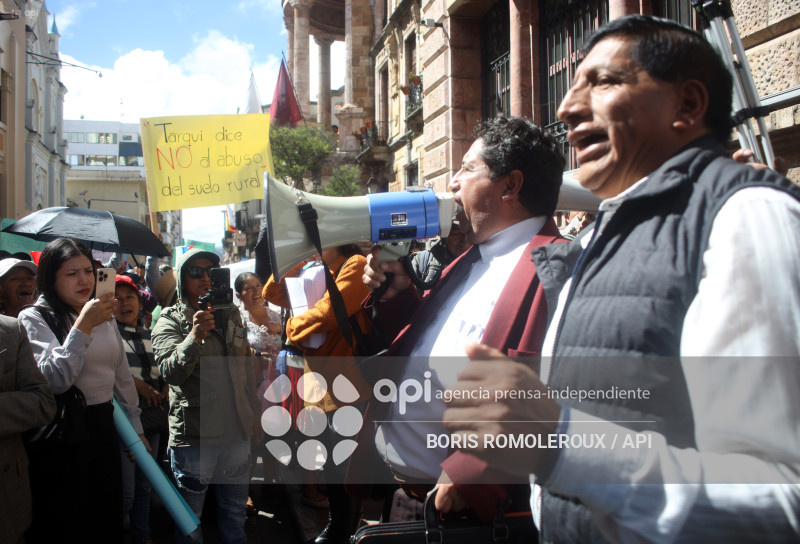 CUENCA-PROTESTA-COMUNEROS-POR LEY TERRITORIAL