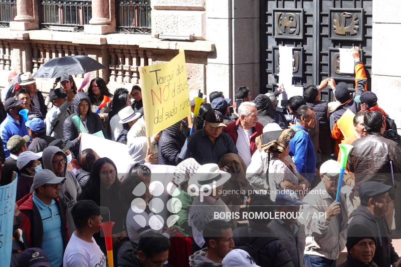 CUENCA-PROTESTA-COMUNEROS-POR LEY TERRITORIAL