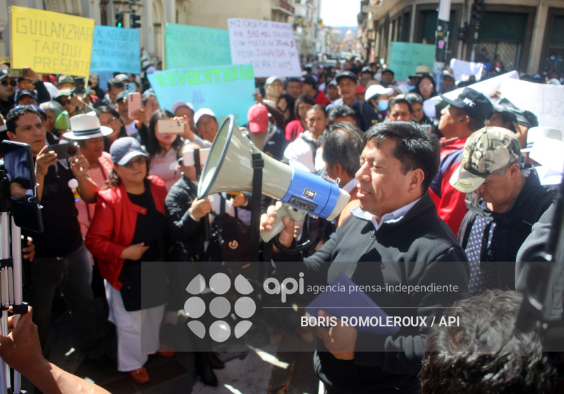 CUENCA-PROTESTA-COMUNEROS-POR LEY TERRITORIAL