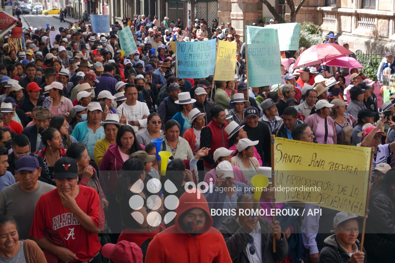 CUENCA-PROTESTA-COMUNEROS-POR LEY TERRITORIAL