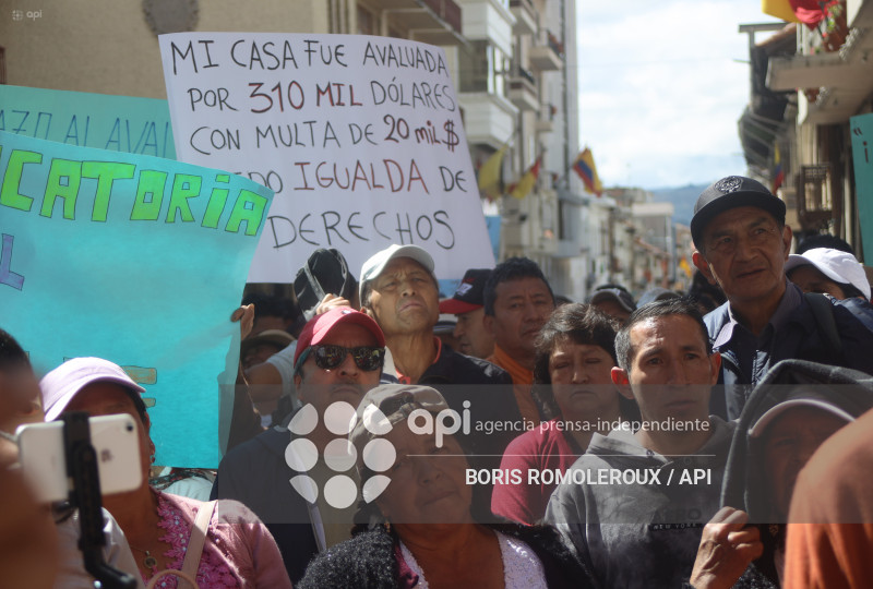 CUENCA-PROTESTA-COMUNEROS-POR LEY TERRITORIAL
