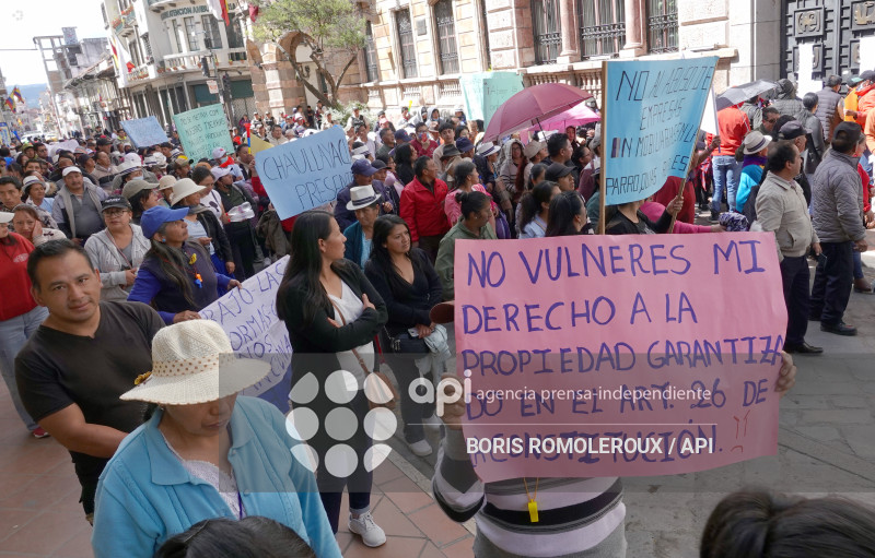 CUENCA-PROTESTA-COMUNEROS-POR LEY TERRITORIAL