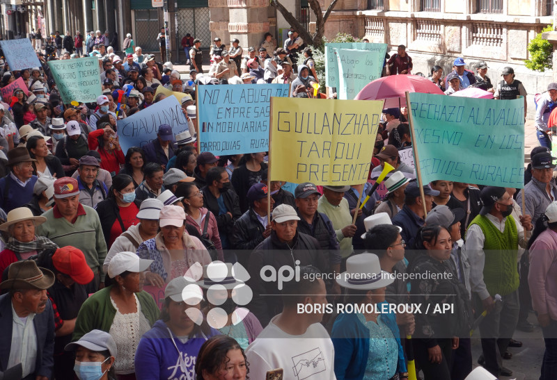 CUENCA-PROTESTA-COMUNEROS-POR LEY TERRITORIAL