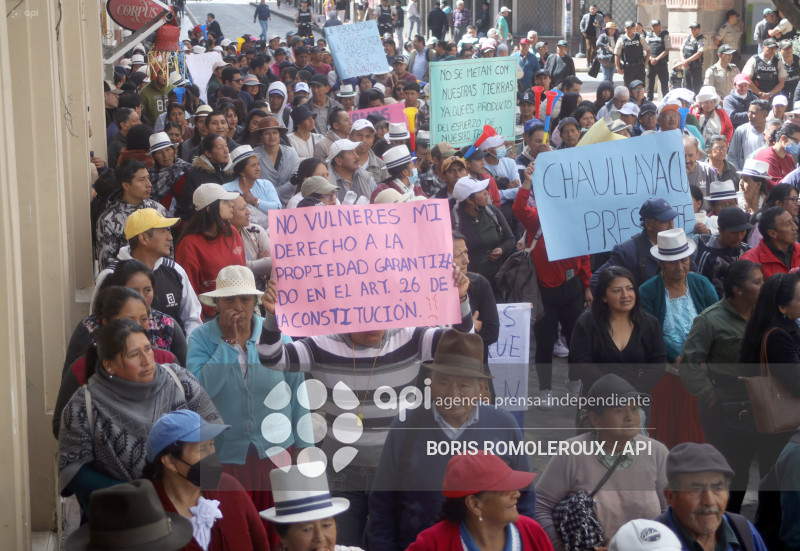 CUENCA-PROTESTA-COMUNEROS-POR LEY TERRITORIAL