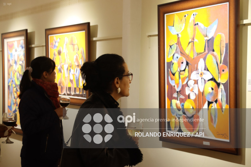 EXPOSICION PICTORICA DE OLMEDO QUIMBITA