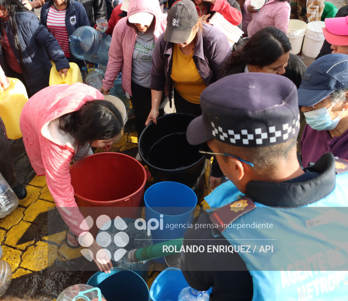 INCIDENTES POR AGUA SECTOR EL TROJE