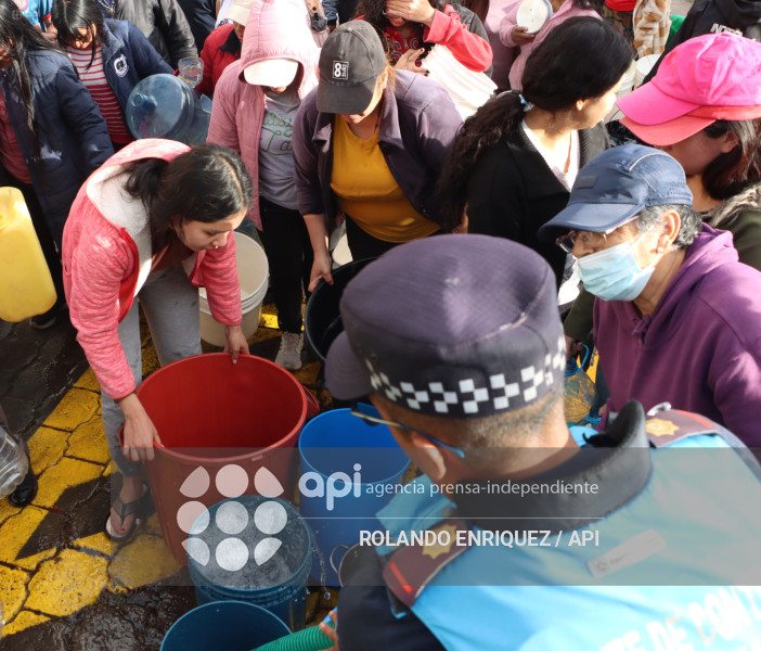 INCIDENTES POR AGUA SECTOR EL TROJE