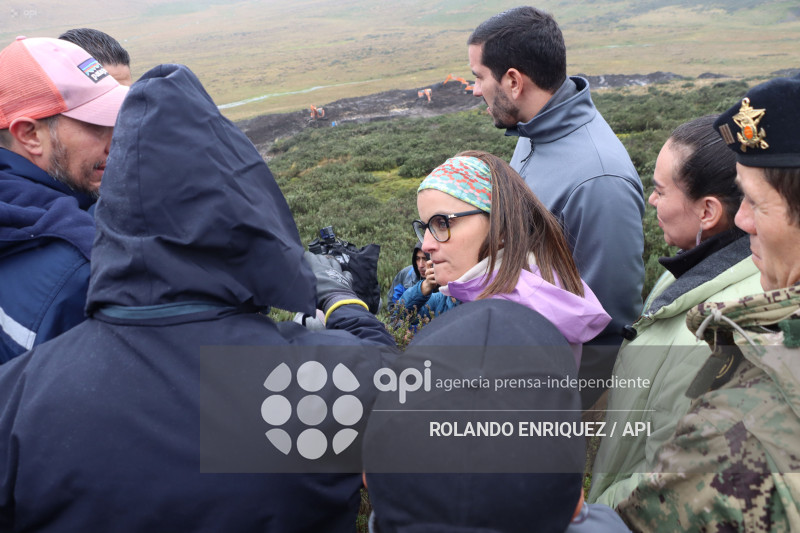 VICEPRESIDENTA RECORRE SECTOR DE LA MICA