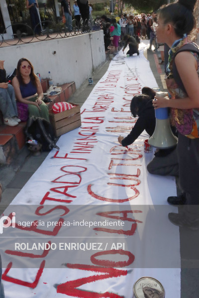 PROTESTA FUSION MINISTERIO CULTURA