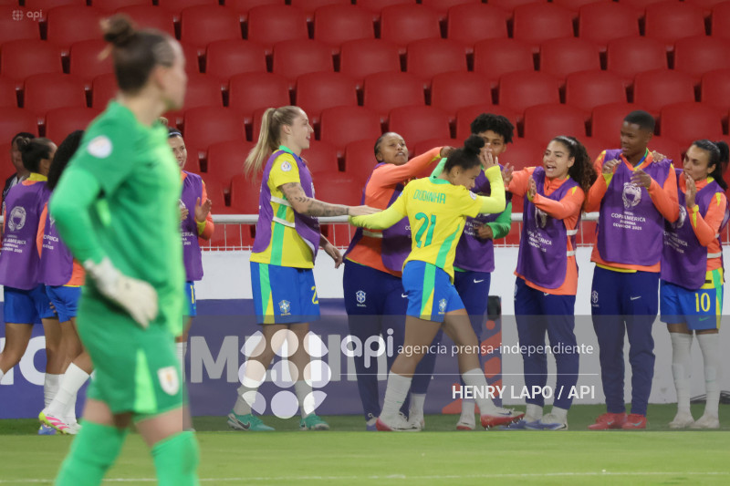 COPA AMERICA FEMENINA  BRASIL VS URUGUAY