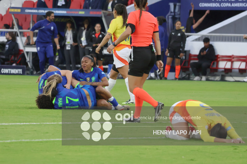 FINAL COPA AMERICA FEMENINA      COLOMBIA VS BRASIL