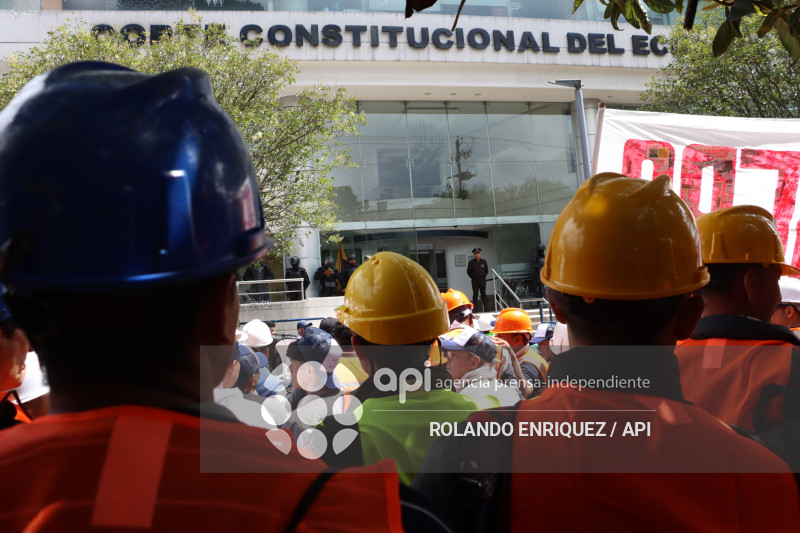 MARCHA MINEROS CONTRA LA TASA MINERA