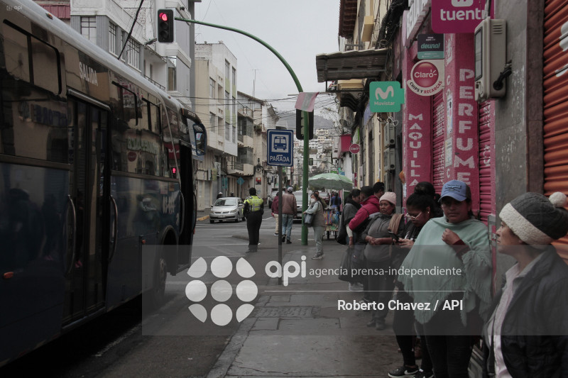 Transito normal de Buses de servicio publico