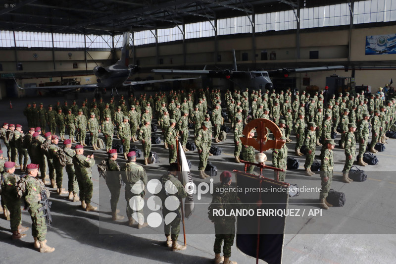 1750 MILITARES DESPLAZADOS A REFORZAR LA SEGURIDAD EN EL PAIS