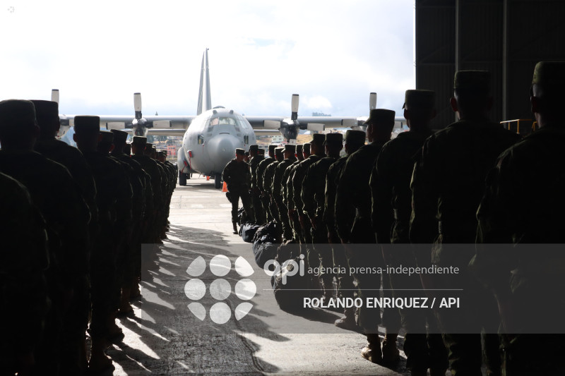 1750 MILITARES DESPLAZADOS A REFORZAR LA SEGURIDAD EN EL PAIS